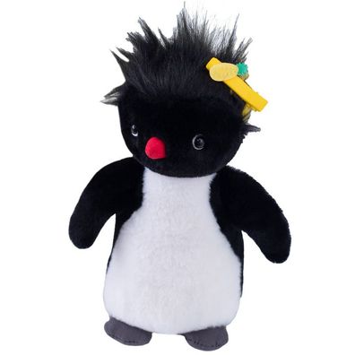 Kawaii lange Haare Pinguin Plüsch Puppe 23cm jelly Cartoon Weihnachten Stofftier Doll