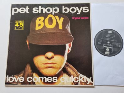 Pet Shop Boys - Love Comes Quickly 12'' Vinyl Maxi Germany