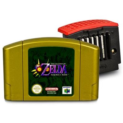N64 Spiel Zelda - Majora`s Mask + Expansions Pak