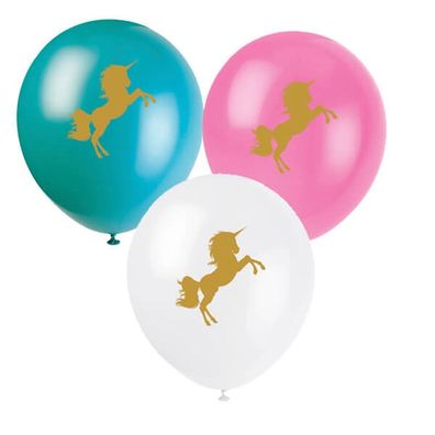 Luftballons Goldenes Einhorn