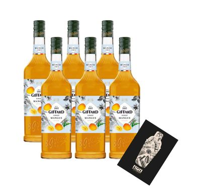 Giffard Mangue 6er Set Sirup je 1L Mango