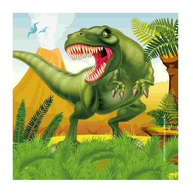 Servietten Dinosaurier Party, 33 cm