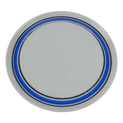 Kuchenteller 18,9 cm Seltmann Vohenstrauß Platinrand blau