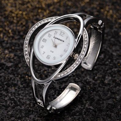 Femme Luxus Stahl Frauen Armband Uhr Montre Band Quarz Armbanduhr Weibliche Uhr Relog