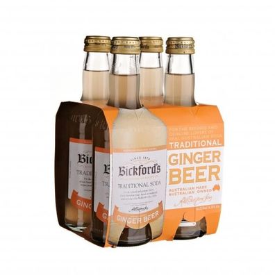 Bickford's Ginger Beer - Australian Import 4x275 ml