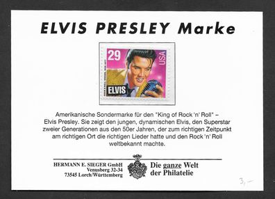 USA postfrisch Elvis Presley King of Rock´n´Roll