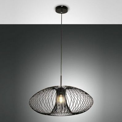Fabas Luce 3706-40-101 Pendelleuchte Fassa 60cm schwarz E27