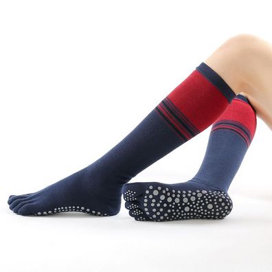 Socken für Damen und Mädchen, Regenbogenfarben, 5-Zehensocken, lustig, niedlich, bunt