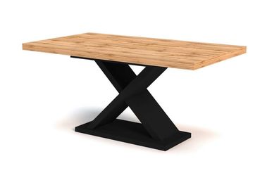 Esstisch Tisch Esszimmer Wohnzimmer Braun Holz Design Luxus Modern