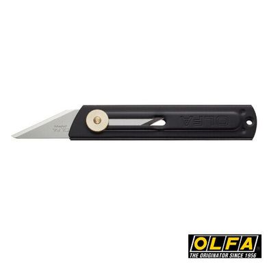 OLFA CK-1 Handwerksmesser / Schnitzmesser mit Metallgriff, 35mm Schneide.