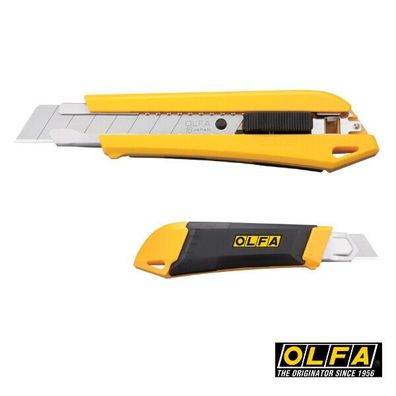 Olfa DL-1 Cuttermesser 18mm , mit Klingenaufbewahrungsbehälter, spart Zeit