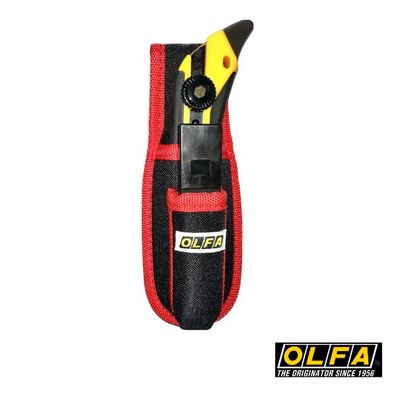 Olfa L-5 Cutter + 5 Klingen LBB 18mm + Tasche Sparpack Set - Feststellrad