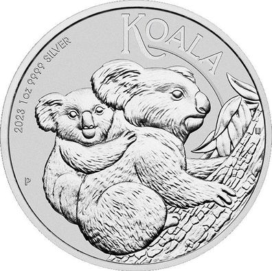 Koala 1 Unze Silbermünze 2023 - in Kapsel