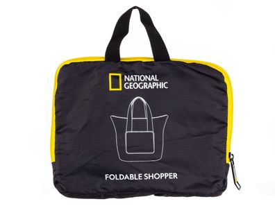 National Geographic N14402 Faltbarer Shopper ca. 26 L - Farben: black