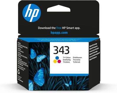 HP C8766EE 343 Farbe Original Druckerpatronen für HP OfficeJet, DeskJet, Photosmar...