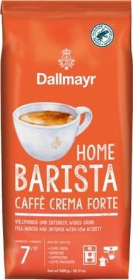 Dallmayr Home Barista Caffe Crema Forte 1kg ganze Bohnen