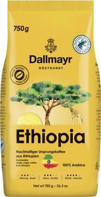 Dallmayr Ethiopia ganze Bohnen 750g