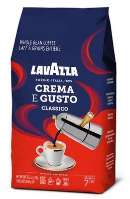 Lavazza Crema e Gusto Classico ganze Bohnen 1kg