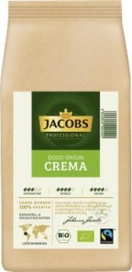 Jacobs Bio Good Origin Crema ganze Bohnen 1kg