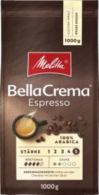 Melitta Bella Crema Espresso ganze Bohnen 1kg