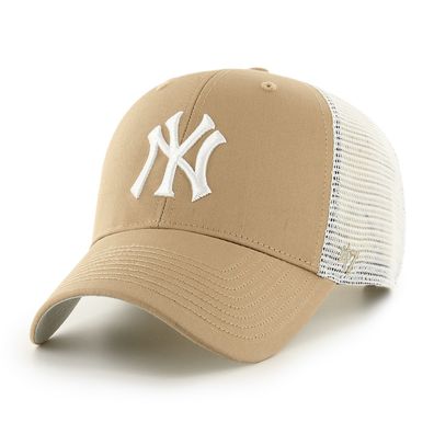 MLB New York Yankees NY Cap Basecap Baseballcap Trucker Branson 195000721779 khaki
