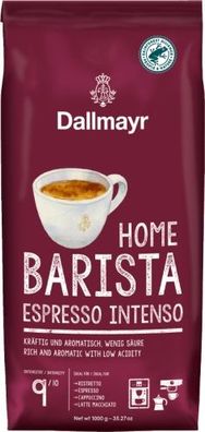 Dallmayr Home Barista Espresso Intenso 1kg ganze Bohnen