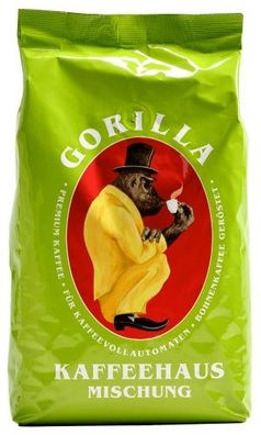 Gorilla Kaffeehaus Mischung ganze Bohnen 1kg