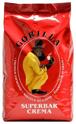 Gorilla Super Bar Crema ganze Bohnen 1kg