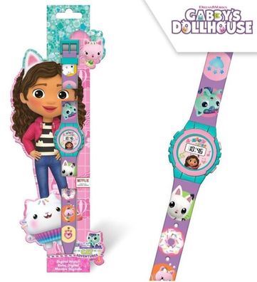 Gabby's Dollhouse LED digital Armbanduhr Kids Clock Watch