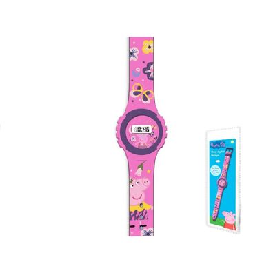 Peppa Pig Wutz LED digital Armbanduhr Kids Clock Watch