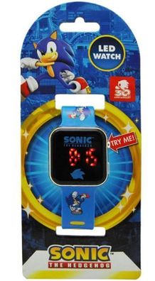 Sega Sonic the Hedgehog LED digital Armbanduhr Kids Clock Watch