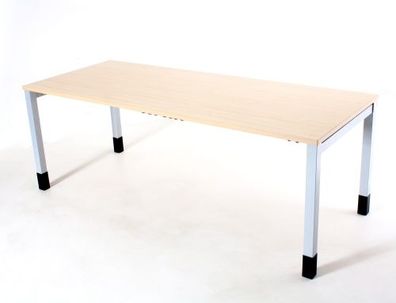 Schreibtisch B 200 x T 80 x H 72 cm, gebrauchte Büromöbel