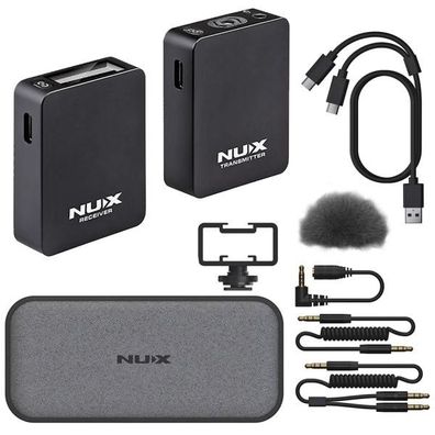 Nux B-10 Vlog Drahtloses Mikrofon-System