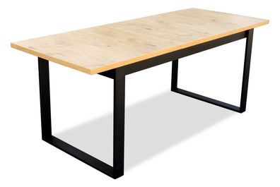 Esstisch Tisch Esszimmer Wohnzimmer Braun Holz Design Luxus Modern Neu