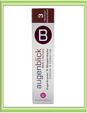 Berrywell Augenblick Augenbrauenfarbe Wimpernfarbe - Naturbraun |€400, -/ L