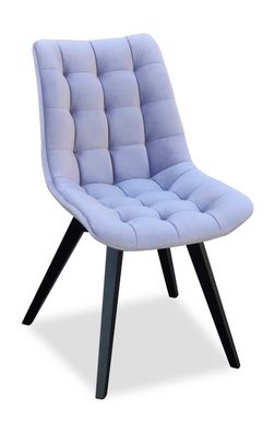 Esszimmer Stühle Polster Textil Design Modern Grau Luxus Lehnstuhl