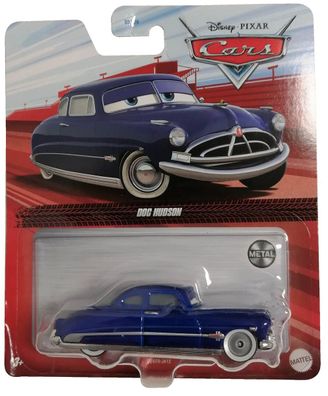 Mattel DXV41 Disney Pixar Cars Doc Hudson Hornet Oldtimer Coupe 50er Jahre Blau