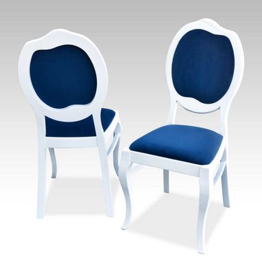 Stuhl ohne Armlehne Esszimmerstuhl Design Polsterstuhl Designer Möbel