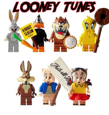 Looney Tunes Klemmbausteine Bugs Bunny Duffy Duck Porky Pig 100% Cobi Cada kompatibel