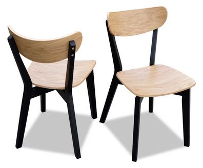 Stuhl Braun Luxus Esszimmer Holz Modern Möbel Design Elegantes Neu