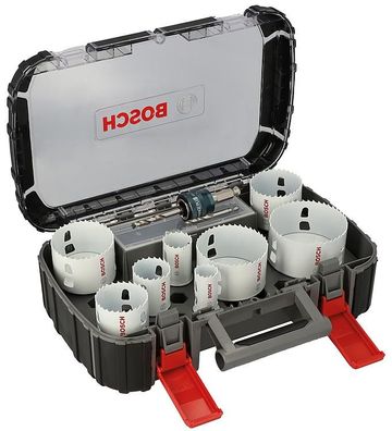 Lochsägen-Set BOSCH HSS Wood & Metal 2 5, 32, 40, 54, 60, 68, 76, 86 mm