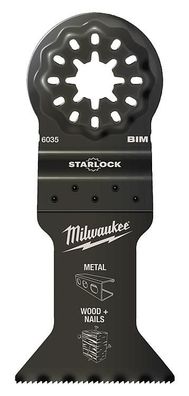 Tauchsägeblatt Milwaukee Bi-Metall, Star lock, 43 x 47 mm