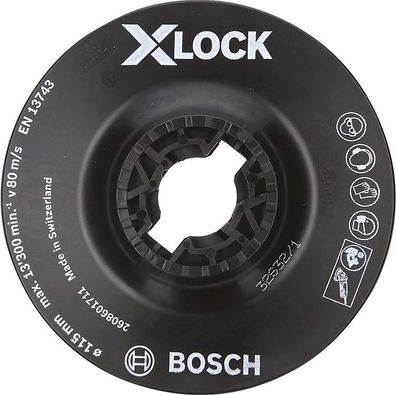Stützteller BOSCH medium mit X - Lock A ufnahme 125 mm