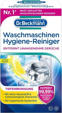 Dr. Beckmann Waschmaschinen Hygiene Reiniger Maschinenreiniger Aktivkohle 250 g