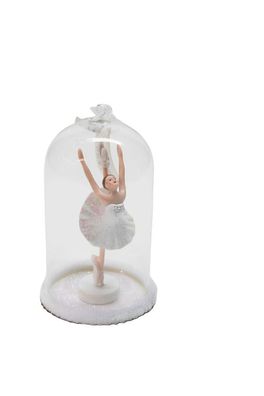 Good Will Ballerina in Glaskuppel Christbaumschmuck Weihnachtsschmuck