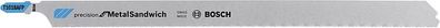 Stichsägeblätter BOSCH T1018AFP Länge 25 0mm VPE 3 Stück f. Metall- Sandwich-Pane