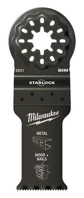 Tauchsägeblatt Milwaukee Bi-Metall, Star lock, 28 x 47 mm
