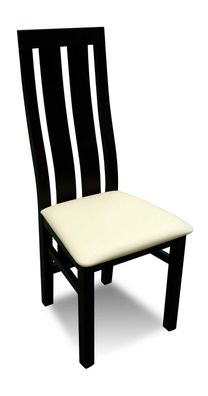 Stuhl Esszimmerstuhl Polsterstuhl Schwarz Holz Stühle Design Neu Möbel