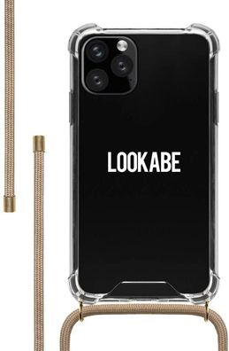 Lookabe Necklace Schutzcase Handykette Apple iPhone 11 Pro Max nude