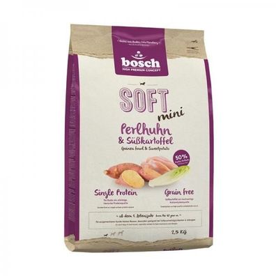 Bosch Soft Mini Perlhuhn & Süßkartoffel 2,5 kg